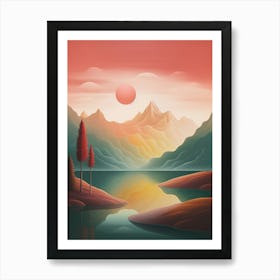 Surreal Abstract Minimalist 6 Art Print