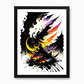 Fire In The Sky 1 Art Print