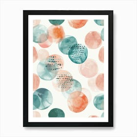 Watercolor Pattern 1 Art Print