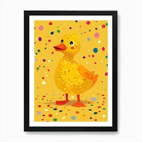 Yellow Mallard Duck 3 Art Print