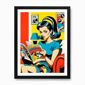 Vintage Pop Art Art Print