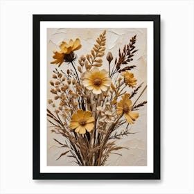 Fleurs Sechees, Dried Flowers Exhibition Poster 23 Art Print (12) Art Print