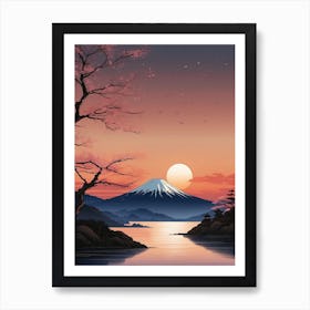 Mt Fuji Print Art Print