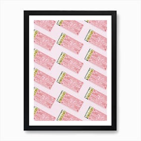 The Grand Budapest Hotel Pattern Art Print