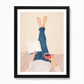 Morning Read Art Print