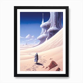 Dune Fan Art Building Drawing Art Print