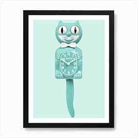 Kitschy Kit Cat Clock 1 Art Print