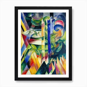 The Little Mountain Goats (1913–1914), Franz Marc Art Print