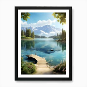 Lake 1 Art Print