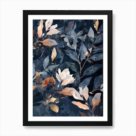 Magnolia Leaves Art Print