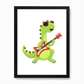 Prints, posters, nursery, children's rooms. Fun, musical, hunting, sports, and guitar animals add fun and decorate the place.17 Art Print