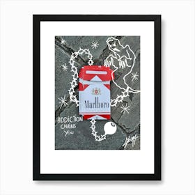 Addiction Art Print