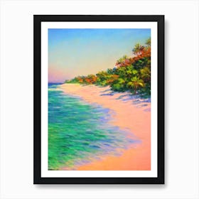 Colva Beach Goa India Monet Style Art Print