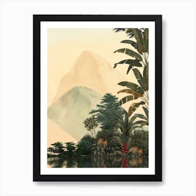 Tropical Gardens 2 Art Print