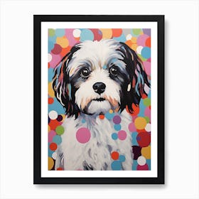 Shih Tzu Pop Art Inspired 4 Art Print