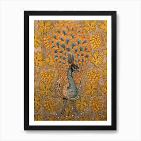 Peacock And Vine Detail, William Morris And Philip Webb Art Print