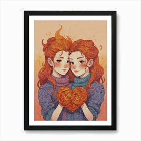 Heart Of Ice Art Print