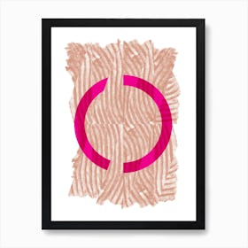 The Big O Pink Art Print