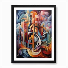 Abstract Painting 06 Art Print