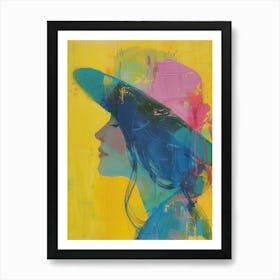 Woman In A Hat 48 Art Print