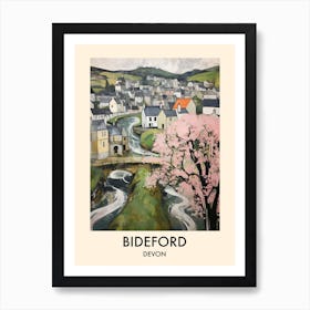 Bideford (Devon) Painting 4 Travel Poster Art Print