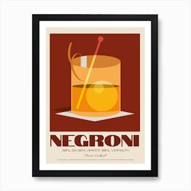 The Negroni Art Print
