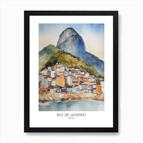 Rio De Janeiro Travel Poster 59 Art Print