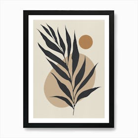 Floral and tropical botanical 12 Art Print