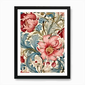 Floral Pattern 25 Art Print