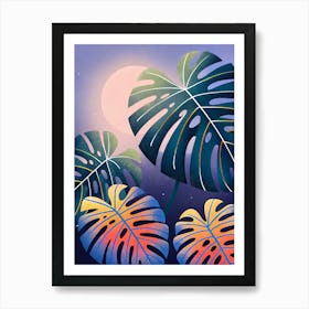 Monstera Leaves 8 Art Print