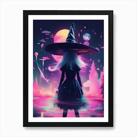 Witchy Precipice Art Print