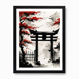 Japanese Gate Art Print
