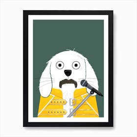 Dog Freddie Art Print