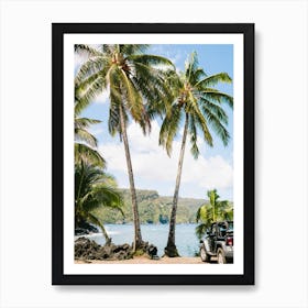 Hawaii Road To Hana Palm Art Print