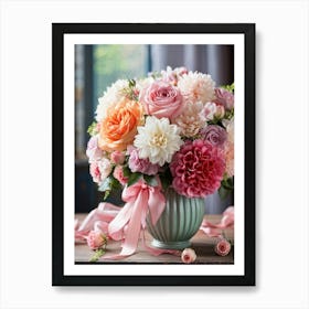 Valentine'S Day Bouquet Art Print