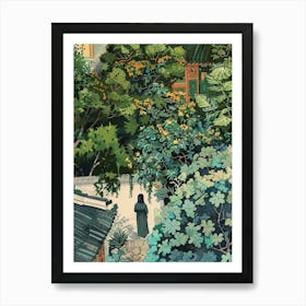 In The Garden Yuyuan Garden China 2 Art Print