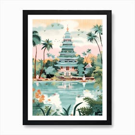 The Silver Pagoda Phnom Penh, Cambodia Art Print