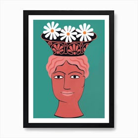 Head Vase Art Print