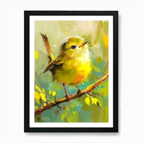 Bird On A Branch 1 Art Print