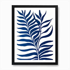 Aloe Vera Stencil Style Art Print