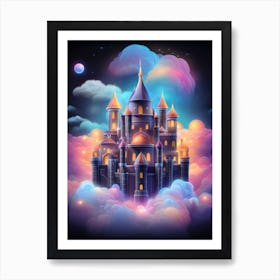 Castle In The Clouds 2 Art Print