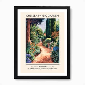 Chelsea Physic Garden London Parks Garden 1 Art Print