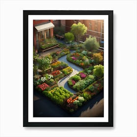 Garden In The City Art Print