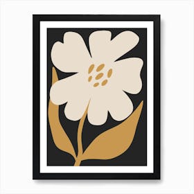 Minimalist flower 1 Art Print