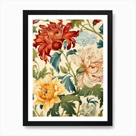 Chrysanthemums 2 Art Print