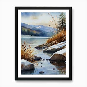 Winter Landscape 11 Art Print