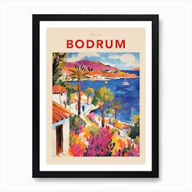 Data Set 45 Fauvist Travel Poster Art Print