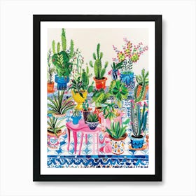 Cactus Garden 33 Art Print