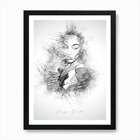 Jorja Smith Art Print