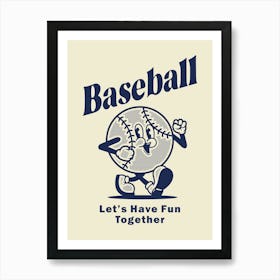 Retro Wall Art Retro Prints Baseball Retro Print Illustration Retro Decor Png Retro Art Print Retro Home Decor Art Print